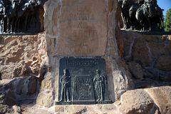 15-05 Plaque El Ejercito de los Andes A Su Glorioso Antecesor At Cerro de la Gloria The Hill of Glory In Mendoza.jpg